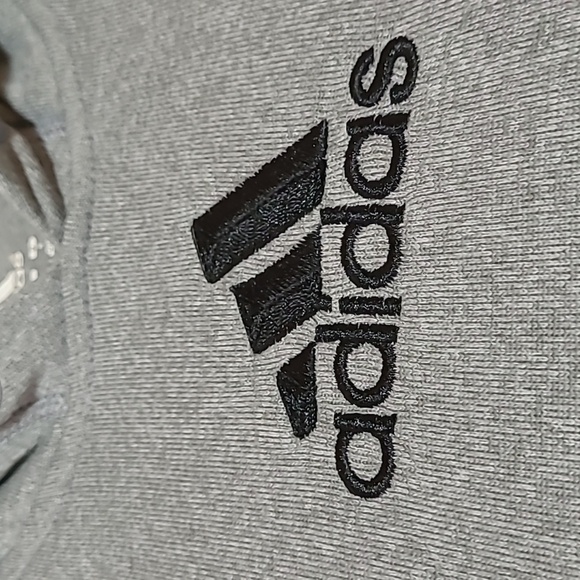 ADIDAS CLIMAWARM EMBROIDERED LOGO FLEECE THUMB-HOLE SLEEVE SWEATSHIRT HOODIE - Picture 3 of 12